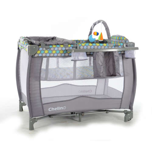 Chelino Siesta Baby Camp Cot - Honeycomb